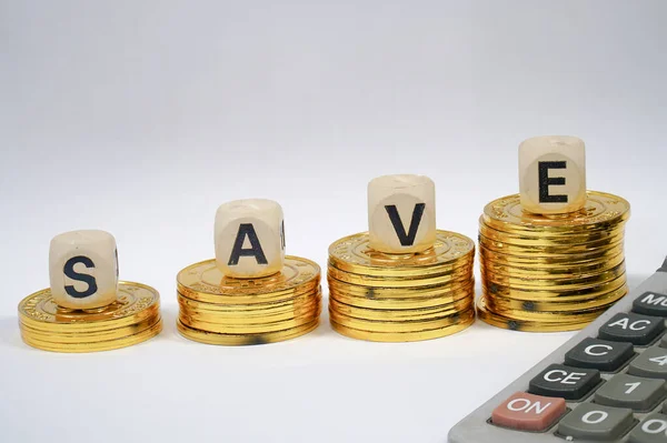                                para biriktirme konsepti.