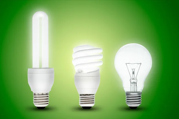 Lampada a risparmio energetico — Foto Stock