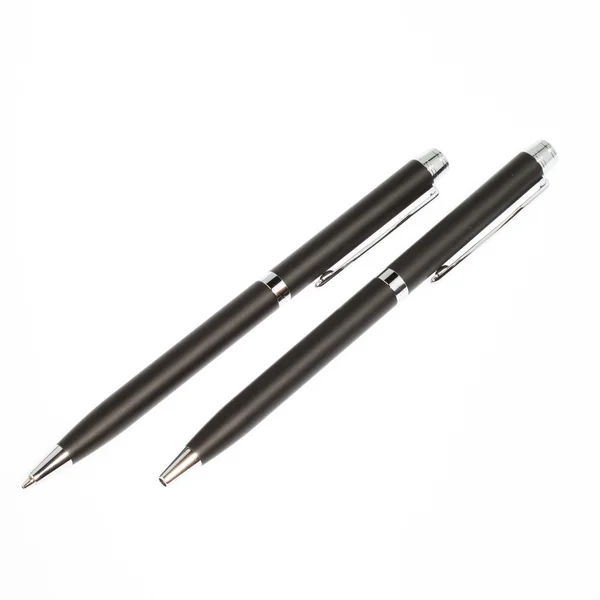 2 pennor isolerad på en vit bakgrund — Stockfoto