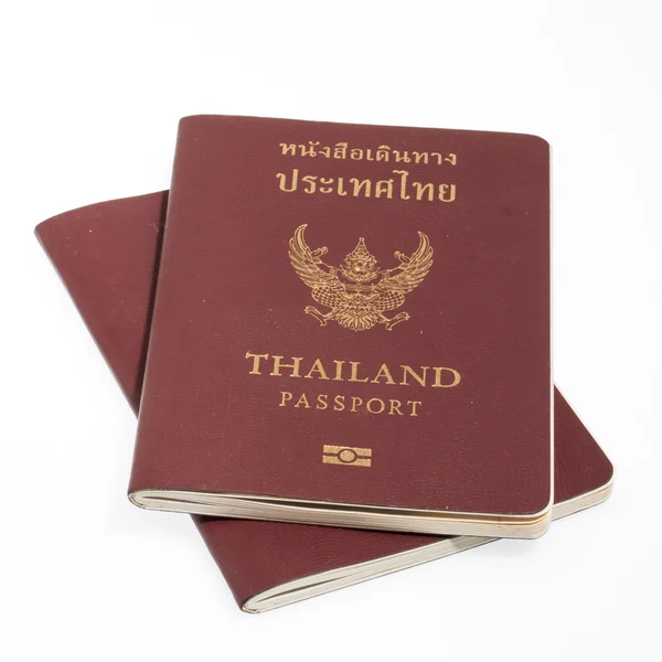 Thailändischer Pass isoliert — Stockfoto