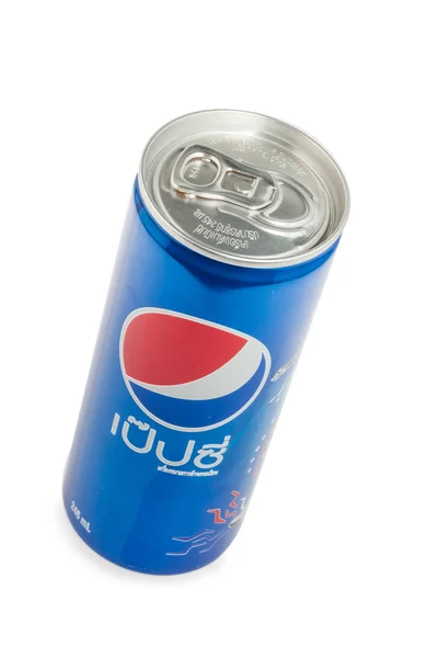 Thailand, Bangkok - May 24, 2014: Pepsi can on white background. — Stock Photo, Image