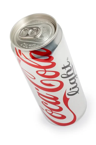 Thajsko, bangkok - 24 května 2014: coca cola může na bílé backgro — Stock fotografie