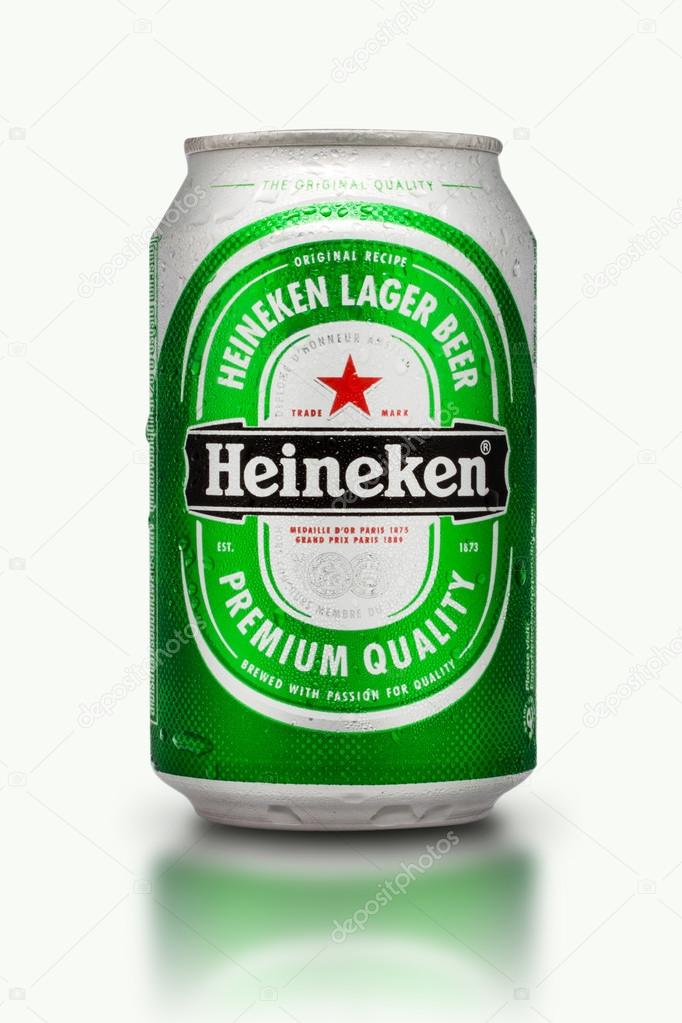 Thailand, Bangkok - July 3, Heineken Lager Beer is the flagship