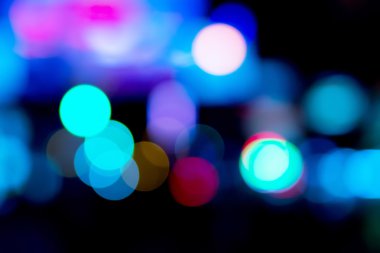 gece ışıklar şehir