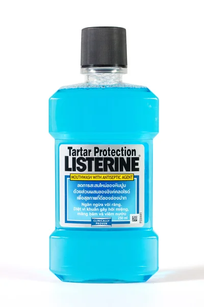 Bangkok, Tayland - 22 Temmuz 2014: beyaz b izole listerine