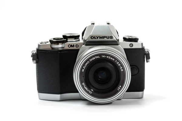 Bangkok, Thailand - August 7, 2014: Olympus OM-D EM-10, mirrorle — Stock Photo, Image