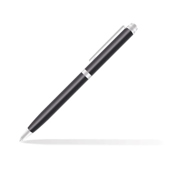 Penna isolerad på vit bakgrund — Stock vektor