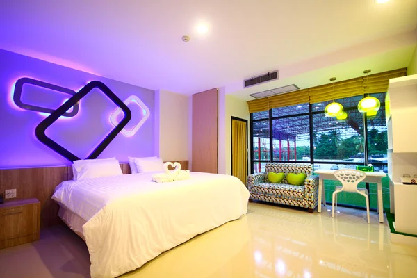 Pokój w hotelu w Phitsanulok prowincji Tajlandii — Zdjęcie stockowe