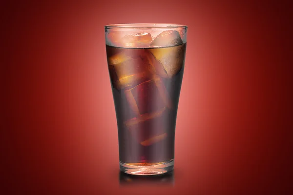 Vol glas cola — Stockfoto