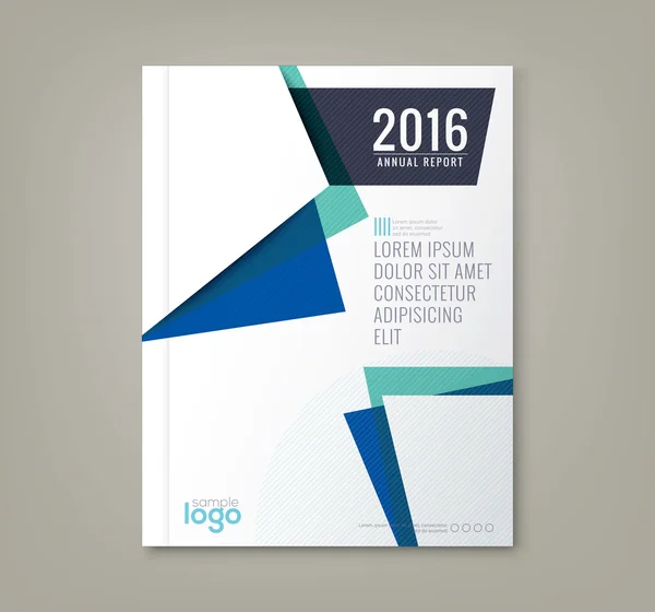 Abstract shapes background for business annual report book cover — Διανυσματικό Αρχείο