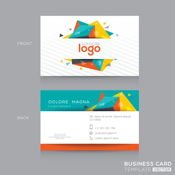 Abstract Business card Template