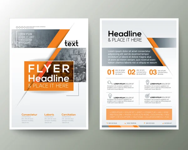 Brochure Flyer posterontwerp lay-out vector sjabloon — Stockvector