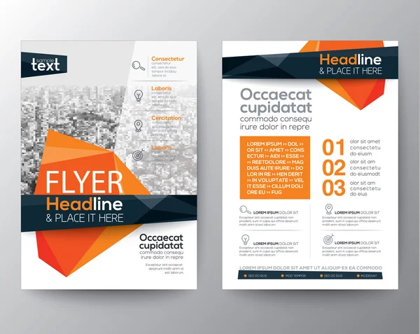 Abstrait bas fond polygone pour affiche Brochure Flyer design — Image vectorielle