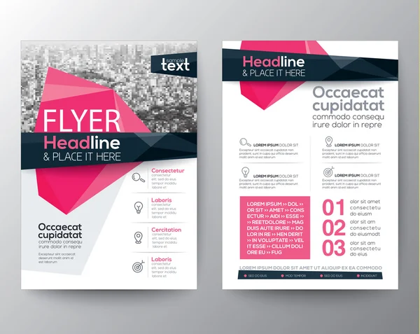 Abstracte lage veelhoek achtergrond voor Poster Brochure Flyer ontwerp — Stockvector