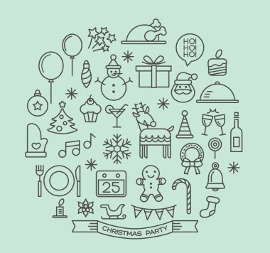 Download Christmas Outline Premium Vector Download For Commercial Use Format Eps Cdr Ai Svg Vector Illustration Graphic Art Design SVG Cut Files