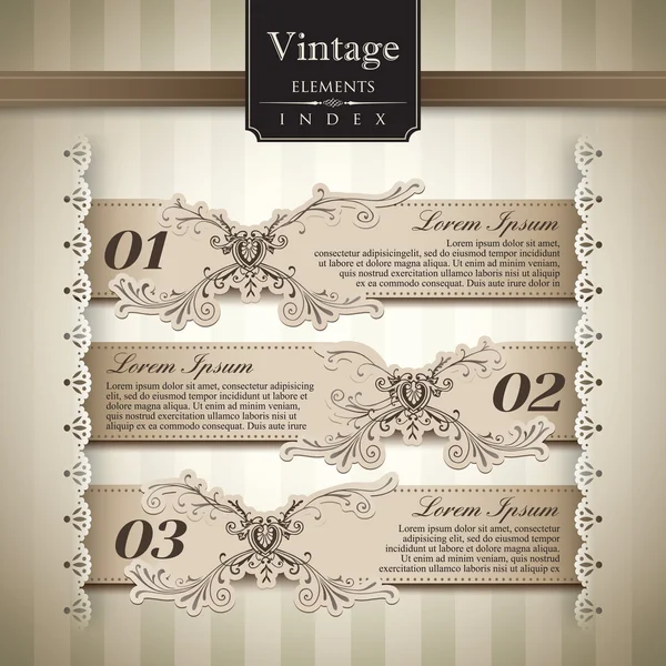 Vintage style Bar Graph — Stock Vector