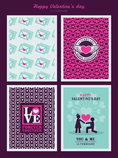 Fond Saint-Valentin pour carte d'invitation — Image vectorielle