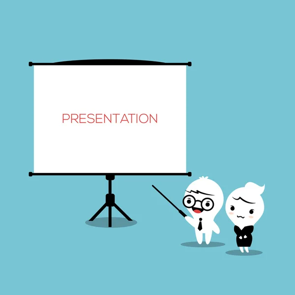 Presentation Board — Stock Vector