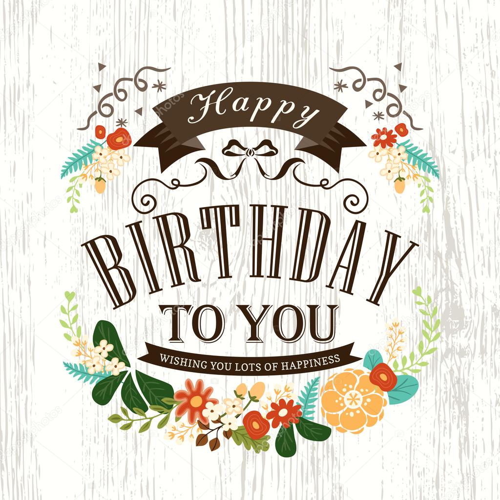 Mignon Joyeux Anniversaire Conception De Carte Image Vectorielle Par Kraphix C Illustration