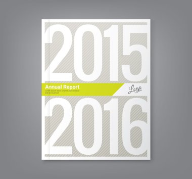 Sayı 2015 ve 2016 tasarım arka plan iş faaliyet raporu için