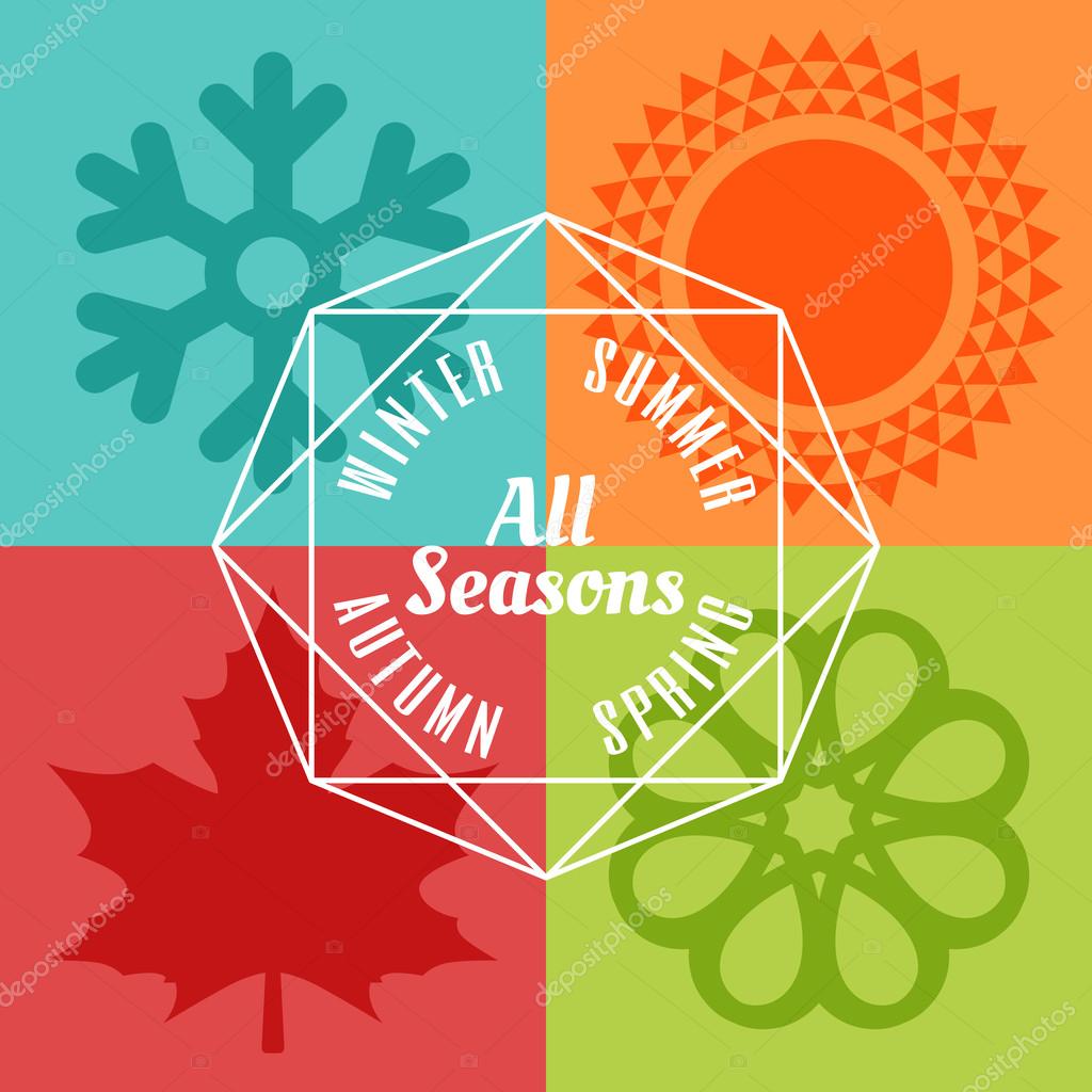 Four seasons icon symbol vector Stock Vector Image by ©kraphix 83296012
