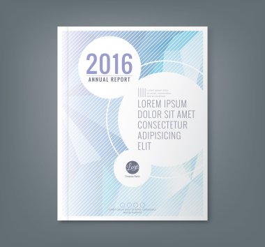 Abstract low polygonal shape background for business annual report cover clipart