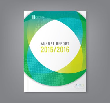 Abstract round circle shapes background for business annual report book cover brochure flyer poster clipart