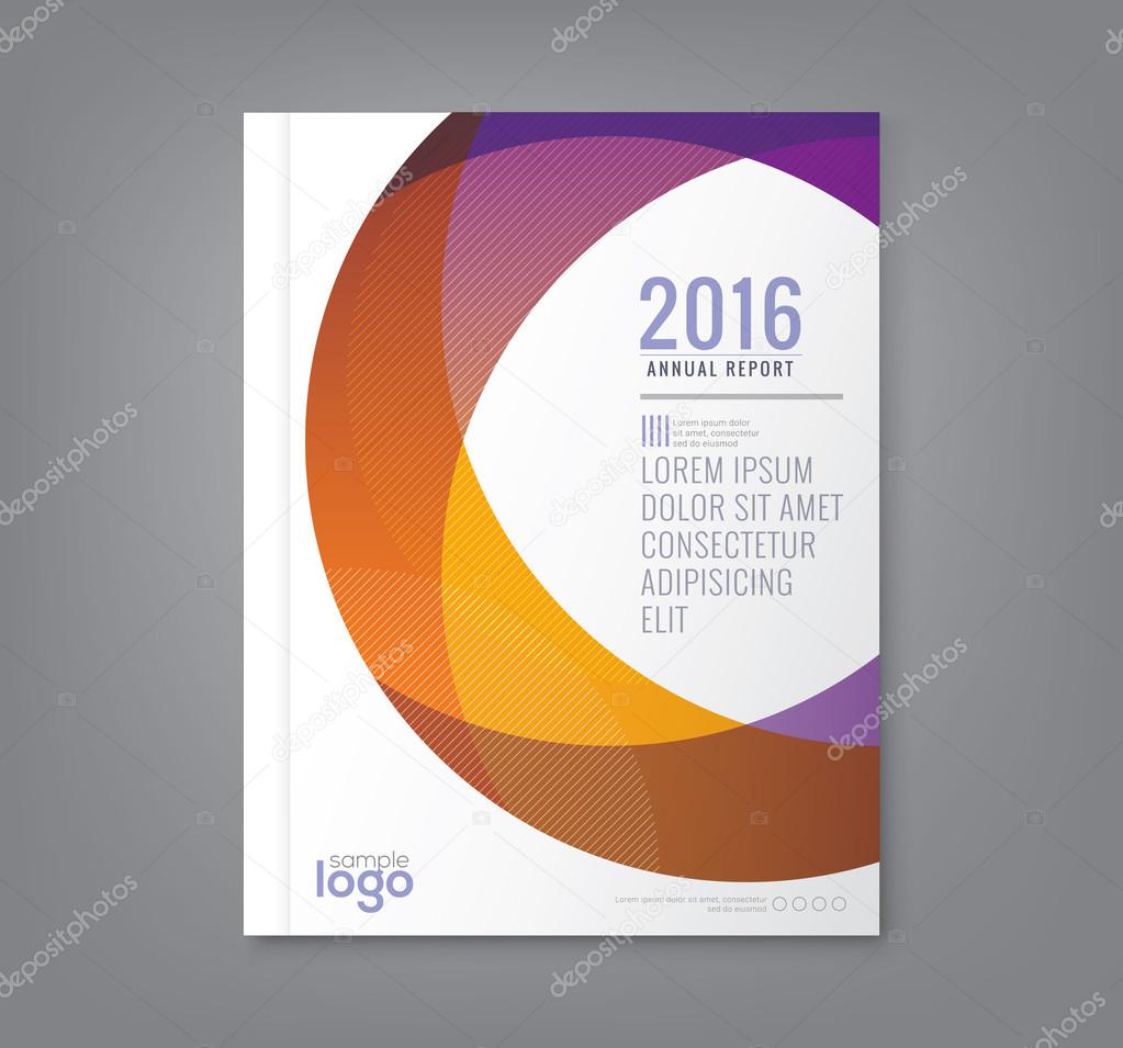 Abstract round circle shapes background for business annual report book cover brochure flyer poster