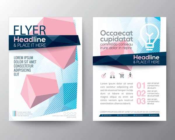 Abstrait bas fond de polygone pour affiche Brochure Flyer design layout — Image vectorielle