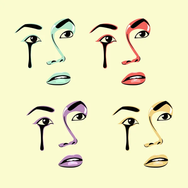 Sadness — Stock Vector