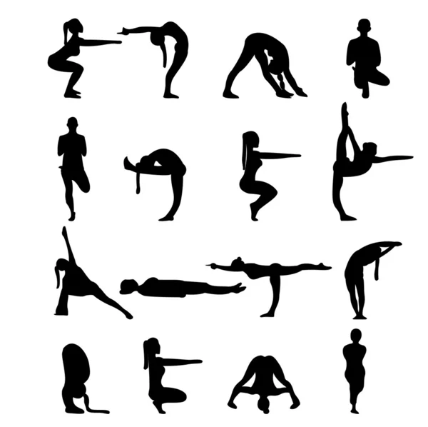 kızların Silhouettes