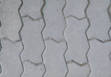 Tuğla zemin dokusu gri beton tuğla dalgalar grafiksel olarak yeniden canlanıyor