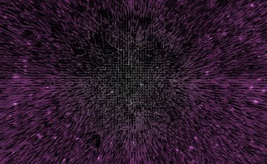 Pembe dijital soyut piramit arka plan