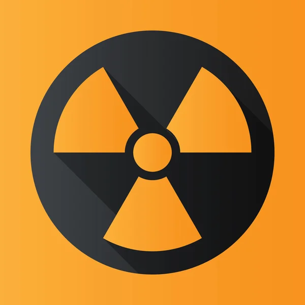 Symbol wektor radioaktywnych. — Wektor stockowy