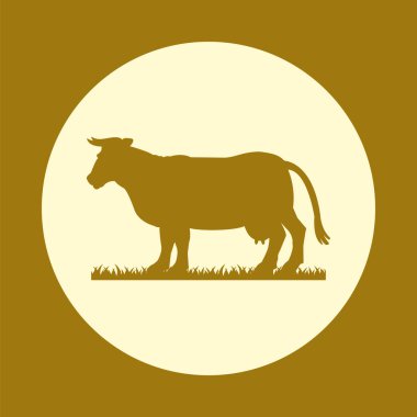 Altın inek silüeti.