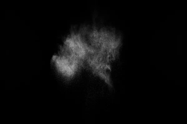 Explosão de pó branco abstrato — Fotografia de Stock