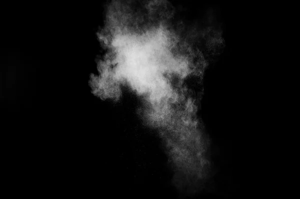 Abstract white powder explosion — Stock Photo, Image