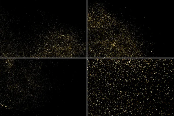 Gold glitter textuur vector. — Stockvector