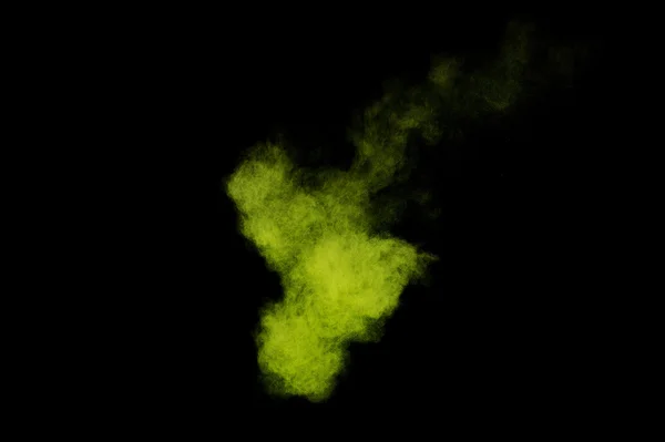 Explosion de poudre vert clair . — Photo