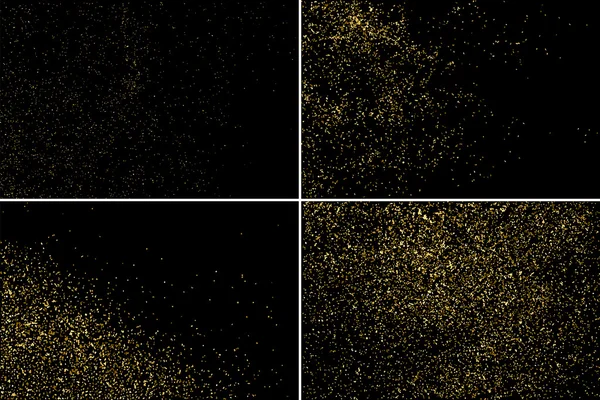 Altın glitter doku vektör.