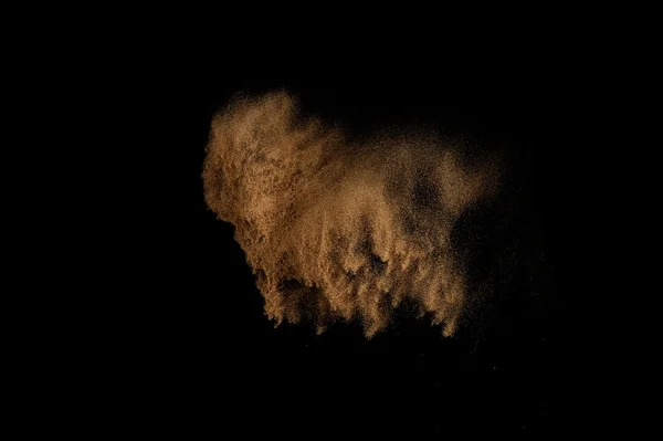 Sandy explosion isolated. — Stock Photo, Image
