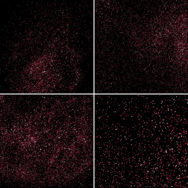 紙吹雪のピンクの爆発。ベクトル テクスチャを設定します。. — ストックベクタ