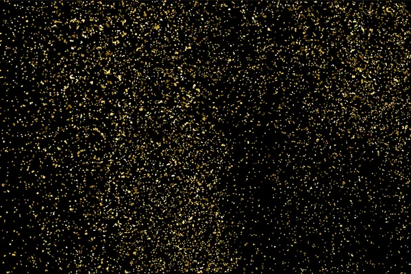 Guld glitter textur vektor. — Stock vektor