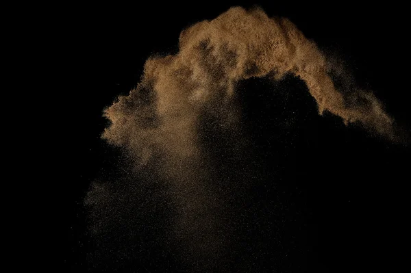 Explosão de areia isolada . — Fotografia de Stock