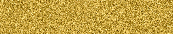 Gold Glitter Textur Horizontales Langes Banner Für Site Panoramic Celebratory — Stockvektor