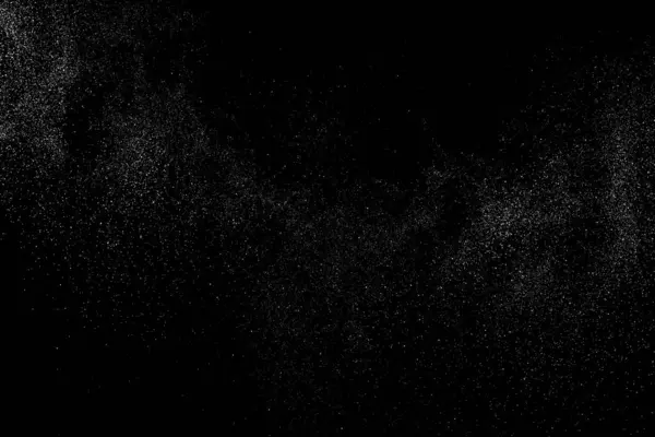 Texture Granuleuse Blanche Tourmentée Revêtement Poussière Texturé Particules Sonores Grain — Image vectorielle