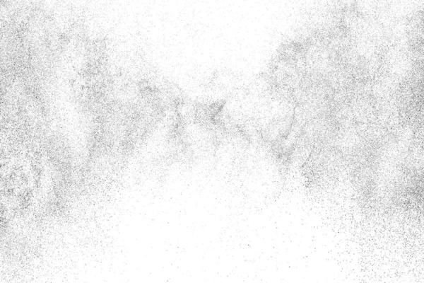 Textura Negra Angustiada Textura Granulada Oscura Sobre Fondo Blanco Superposición — Vector de stock