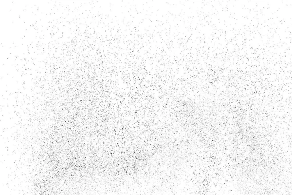 黒の質感が落ち込んでいる 白い背景に濃い粒状の質感 ほこりのオーバーレイテクスチャ 穀物の騒音粒子 錆びた白い効果 グランジデザインの要素 ベクターイラスト Eps — ストックベクタ