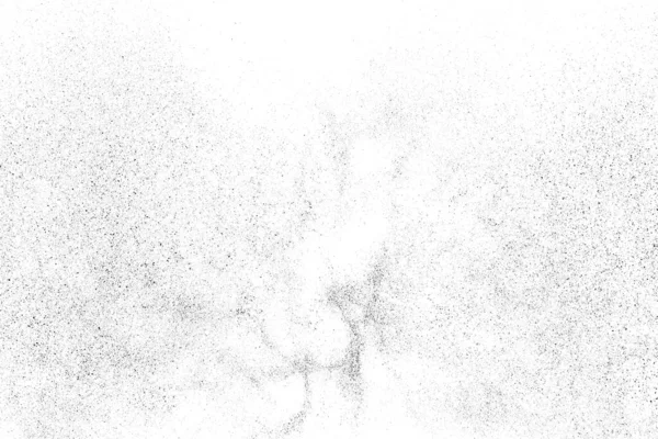 Textura Negra Angustiada Textura Granulada Oscura Sobre Fondo Blanco Superposición — Vector de stock