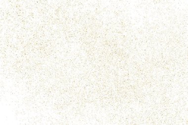 Beyaz üzerinde altın rengi parıltı dokusu izole edildi. Amber Parçacık Rengi. Kutlama arkaplanı. Altın Konfeti Patlaması. Tasarım elementi. Dijital olarak oluşturulmuş resim. Vektör İllüstrasyonu, EPS 10.